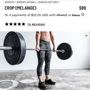 Nobull cropped camo leggings